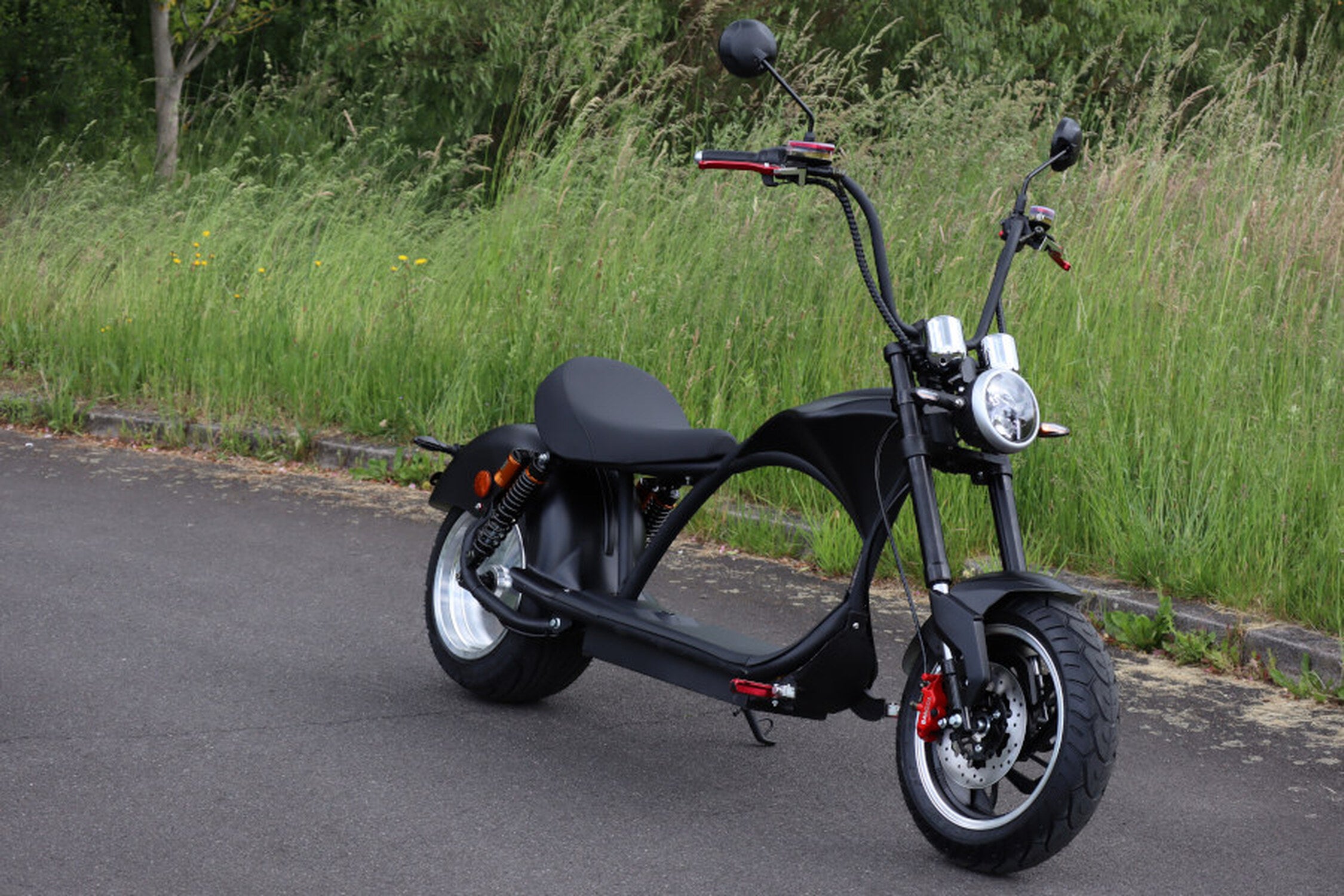 TPFLiving E-Scooter Coco Bike e-Chopper - Elektroroller - Scheibenbremsen