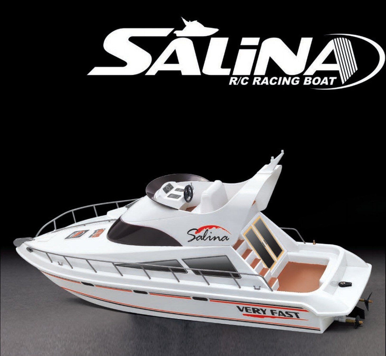 TPFLiving RC boat Yacht Atlantic white - RC boat - remote controlled  watercraft 
