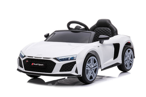 TPFLiving Elektro-Kinderauto Audi R8 Spyder - Kinderauto - Elektroauto - Ledersitz und Sicherheitsgurt