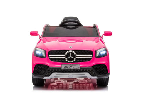 TPFLiving Elektro-Kinderauto Mercedes GLC pink - Kinderauto - Elektroauto - Ledersitz und Sicherheitsgurt