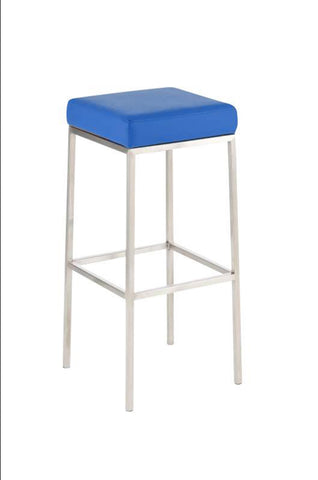 TPFLiving Barhocker Montana E5 Gestell Edelstahl Kunstleder