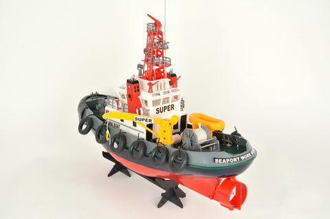 TPFLiving RC-Boot Hafenschlepper - RC Boot - Ferngesteuertes Wasserfahrzeug -