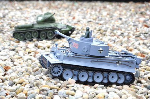 TPFLiving RC-Panzer German Tiger I 7-0 RC Panzer ferngesteuert - Panzer mit Schussfunktion, Stahlgetriebe und Kettenantrieb - Rauch und Sound - Maßstab 1:16