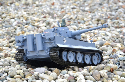 TPFLiving RC-Panzer German Tiger I 7-0 RC Panzer ferngesteuert - Panzer mit Schussfunktion, Stahlgetriebe und Kettenantrieb - Rauch und Sound - Maßstab 1:16