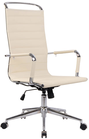 TPFLiving office chair Baro real leather