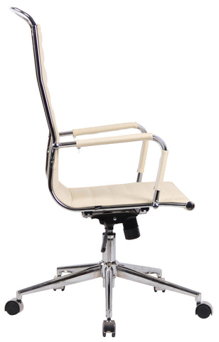 TPFLiving office chair Baro real leather